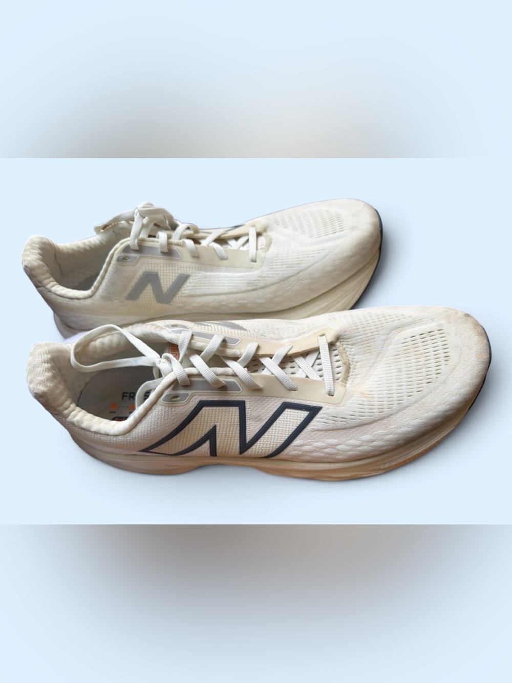 Lightly used-New Balance Fresh Foam X 1080v14 – Men's Size 15 2E Wide (Sea Salt/